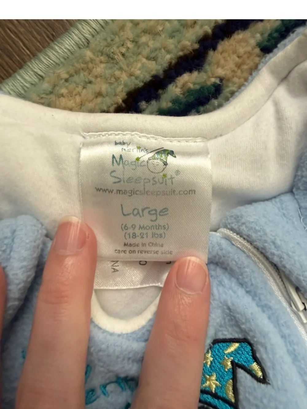 Magic Sleepsuit Infant Sleep Sack - Light Blue